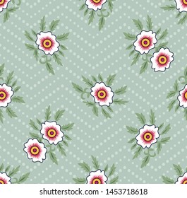 Cute Floral pattern in the small flower