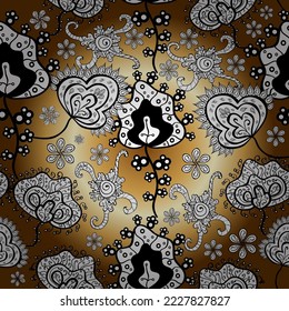 Cute Floral pattern in the small flower. Vector illustration. Seamless.