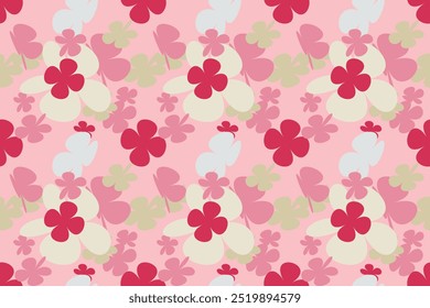 Padrão floral bonito na flor pequena. Com Simples Bonito, Pequena Liberdade Floral Fundo Textura Sem Costura. primavera, Verão Romântico Flor Jardim Sem Costura Padrão para seus designs