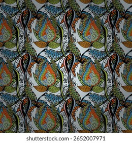 Cute Floral pattern in the small flower. seamless floral pattern with nice doodles flowers. Beautiful fabric pattern. vector illustration. Doodles. Petals. Colorful.