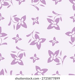 Cute Floral pattern in the small flower. Cute seamless floral pattern. Simple flowers background for fabric. Vintage flowery pattern.
