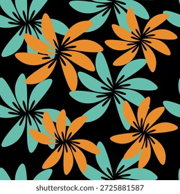 Cute Floral pattern in the small flower. Cute seamless floral pattern. Simple flowers background for fabric. Vintage flowery pattern.
