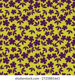 Nettes Blumenmuster in der kleinen Blume. Nettes, nahtloses Blumenmuster. Einfache Blumen Hintergrund für Stoff. Vintage Blumenmuster.
