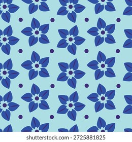 Cute Floral pattern in the small flower. Cute seamless floral pattern. Simple flowers background for fabric. Vintage flowery pattern.
