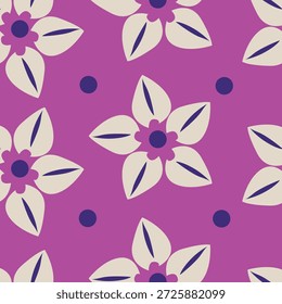 Cute Floral pattern in the small flower. Cute seamless floral pattern. Simple flowers background for fabric. Vintage flowery pattern.
