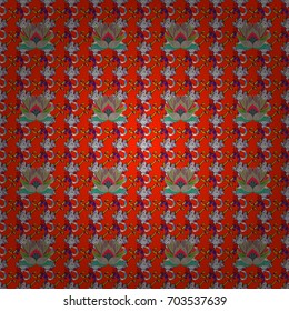 Cute Floral pattern in the small flower. Vector illustration. Seamless.