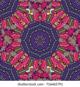 Cute Floral pattern in the small flower. Seamless Tony fabric pattern. Fashionable fabric pattern. Vector illustration.