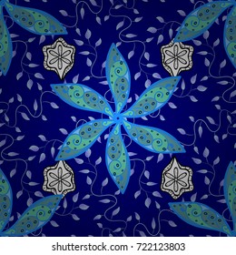 Cute Floral pattern in the small flower. Vector illustration. Seamless.