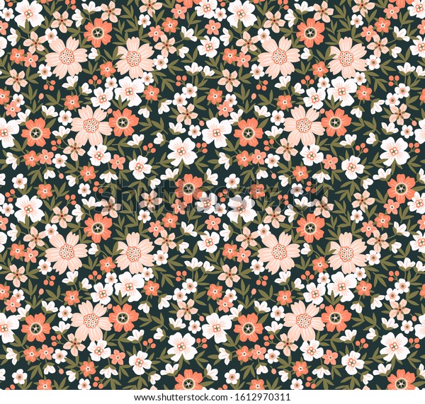 Cute Floral Pattern Small Flower Ditsy Stock Vector Royalty Free 1612970311