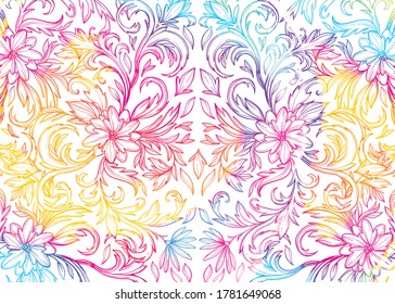 Cute Blumenmuster in der kleinen Blume.Motifs verstreut zufällig. Nahtlose Vektorstruktur. Elegante Vorlage für Modedrucke. Drucken mit sehr kleinen rosa Blumen. Weißer Hintergrund.