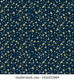 Cute Floral pattern of small flowers. - Vector 