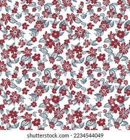 Cute Floral pattern of small flowers