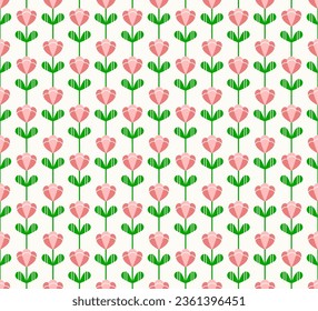 Cute floral pattern of small flowers, seamless vector texture, elegant template for fashion printing.Very small pink flowers on white background.