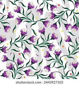 Cute floral pattern in the small flowers. Seamless vector texture. Elegant template for fashion prints. Printing with small pink and coral flowers. black background