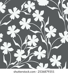 Cute floral pattern in small flowers. Small colorful flowers. Gold beige background. Delicate ditsy print. Floral seamless background. Elegant template for fashion prints. Stock pattern