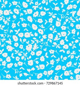 Cute Floral pattern of small flowers.