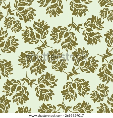 Cute floral pattern in small flowers. Small colorful flowers. Gold beige background. Delicate ditsy print. Floral seamless background. Elegant template for fashion prints. Stock pattern
