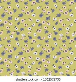 Cute Floral pattern in the small flower.Seamless vector texture. 