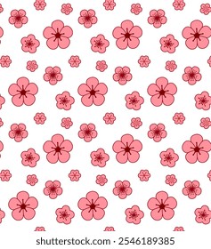 Cute Floral pattern in the small pink flower. "Ditsy print". Seamless vector graphic texture. Elegant template for fashion prints. Printing with very small pink flowers. Transparent background.
