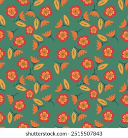 Cute floral pattern. Small white flowers. Pale light blue background. Ditsy print. Floral seamless background. Trendy template for fashion prints. Stock pattern.