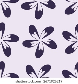 Cute floral pattern. Small white flowers. Pale light blue background. Ditsy print. Floral seamless background. Trendy template for fashion prints. Stock pattern.