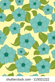 cute floral pattern. vector illustration