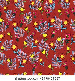 cute floral patterns, for backgrounds, prints, fabrics, wrapping paper and others