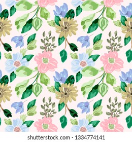 cute floral seamless pattern