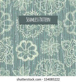 Cute floral seamless pattern 