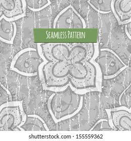 Cute floral seamless pattern