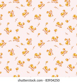 cute floral seamless pattern