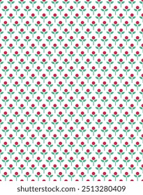 Cute floral seamless pattern design. Vector illustration.