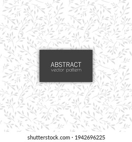 Cute floral seamless pattern with leaves