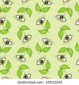 Cute floral seamless pattern made in vector