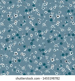 Diseño floral sin fisuras en el fondo de la pequeña flor.flor
