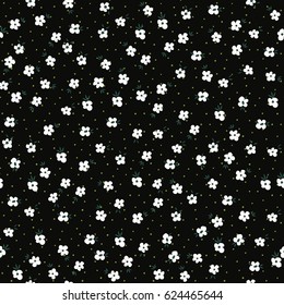 Cute Floral seamless pattern of small flowers