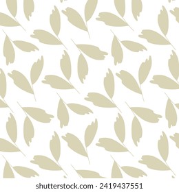 Cute floral, seamless pattern, vector backround