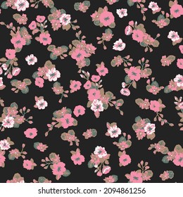 diseño floral adorable de pequeñas flores