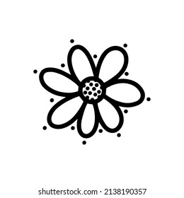 Cute floral spring pattern in doodle style. Garden flower, plants, leaves, botanical, vector design for fashion, fabric, wallpapers and all hand drawn prints. trendy floral pattern vector