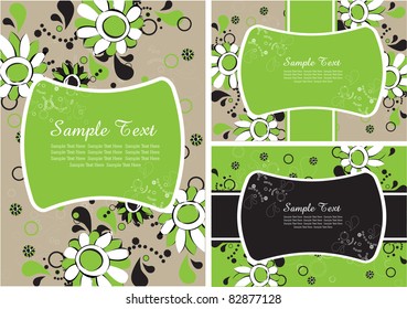 cute floral template