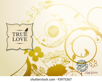Cute Floral Valentine