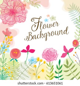 Cute Flower Background