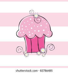 Cute Flower Cupcake