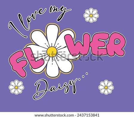 cute flower daisy graphic tees for girl
