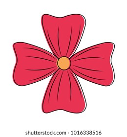 cute flower decorative icon