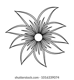 cute flower decorative icon