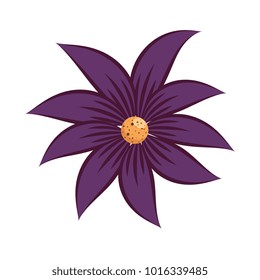 cute flower decorative icon