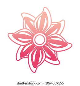cute flower decorative icon