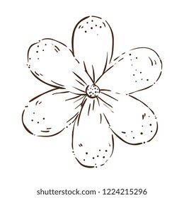 cute flower decorative icon