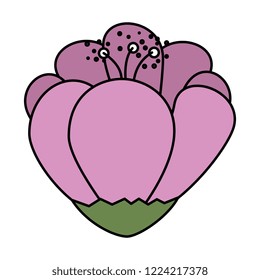 cute flower decorative icon